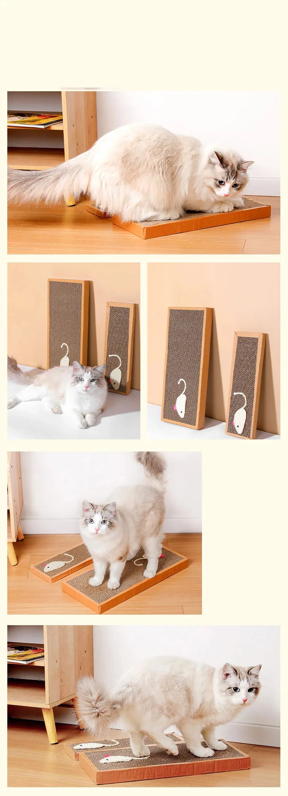Pet Cat Scratching Board Cat Cardboard Mat Scraper Grinding Claw Toys for Cat Scratcher Cat Furniture Protector Cat Accesorios