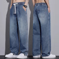Men's Clothing Wide-leg Pants Baggy Jeans Streetwear Straight Fashion