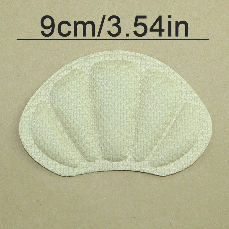 8-Piece Heel Pads, Self-Adhesive Anti-Slip Protective Pads - Thick, Non-Slip, Shock-Absorbing Insoles That Enhance Shoe Comfort, Prevent Chafing and Slipping Off, Suitable for Casual Shoes, Sneakers, and White Shoes, Shoe Siz