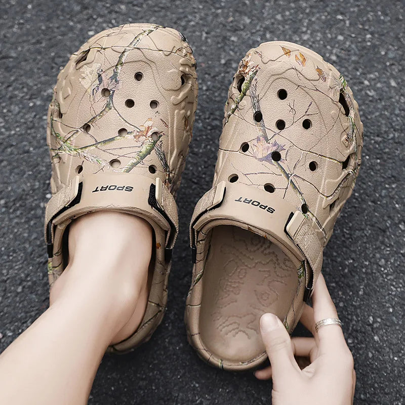 Summer Men's Sandals New Home Garden Shoes Comfortable and