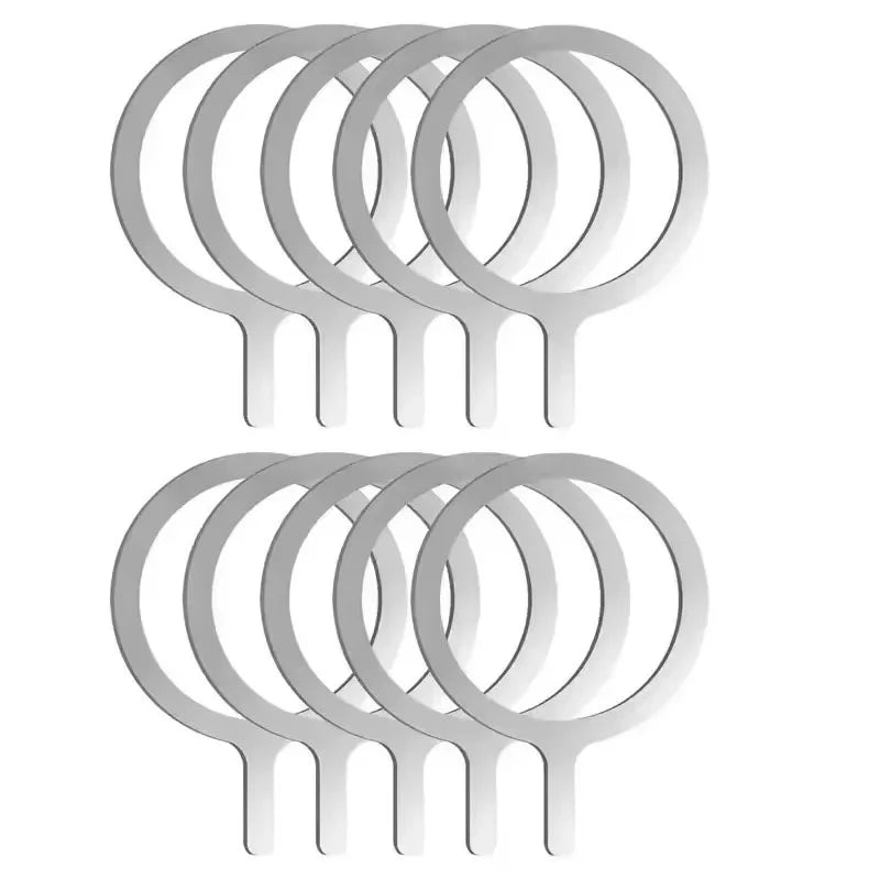 10/5/1PCS Thin Magnetic Metal Plate Ring For Magsafe Wireless Charger Iron Sheet Sticker Magnet Car Phone Holder Universal