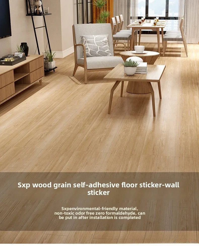 16/32PCS 15X45CM 3d wood grain wall sticker living room bedroom room background wall sticker movie and television pvc decoration