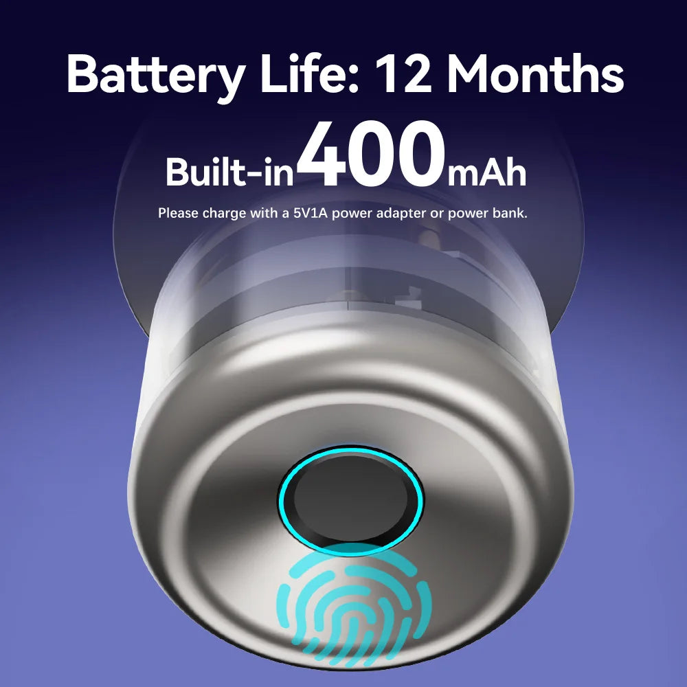 YFK Keyless Entry Smart Door Lock Knob Fingerprint App