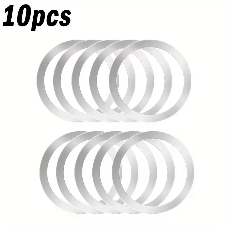 10/5/1PCS Thin Magnetic Metal Plate Ring For Magsafe Wireless Charger Iron Sheet Sticker Magnet Car Phone Holder Universal