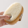 Dual-Sided Boar Bristle Pet Brush: Massage & Deshedding Grooming Tool for Dogs & Cats, Gentle Cleaning and Shine Enhancer