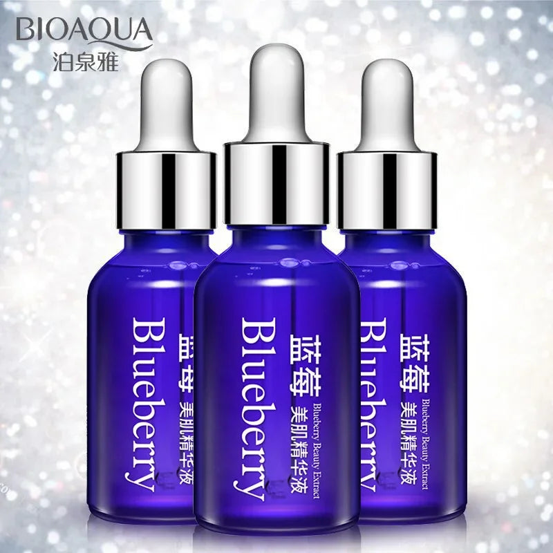 BIOAQUA Blueberry Wonder Essence Serum Face Lifting Anti Aging Wrinkle Serum of Youth Organic Cosmetic Charm Liquid Skin Care