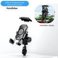 2022 Upgraded 12V Motorcycle Phone Holder 20W Type C PD Quick Charger 15W Wireless Charger Cradle Holder for 4.0-7.0" Cellphone