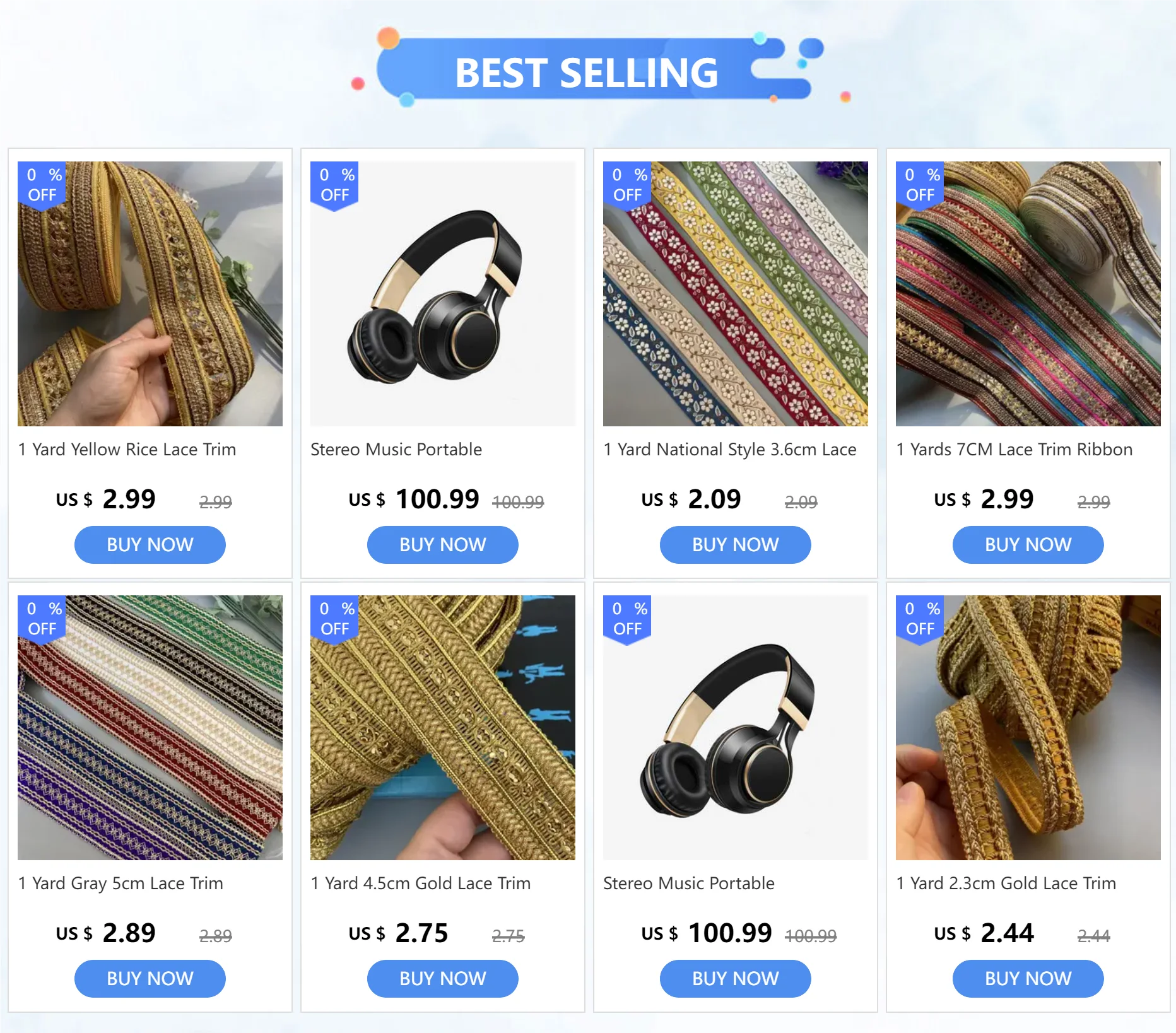 1 Yard 1.7cm Silver Bead Lace Trim Ribbon Gold Thread Webbing Ethnic Style Clothing Embroidery Sequin Fabric Accessories