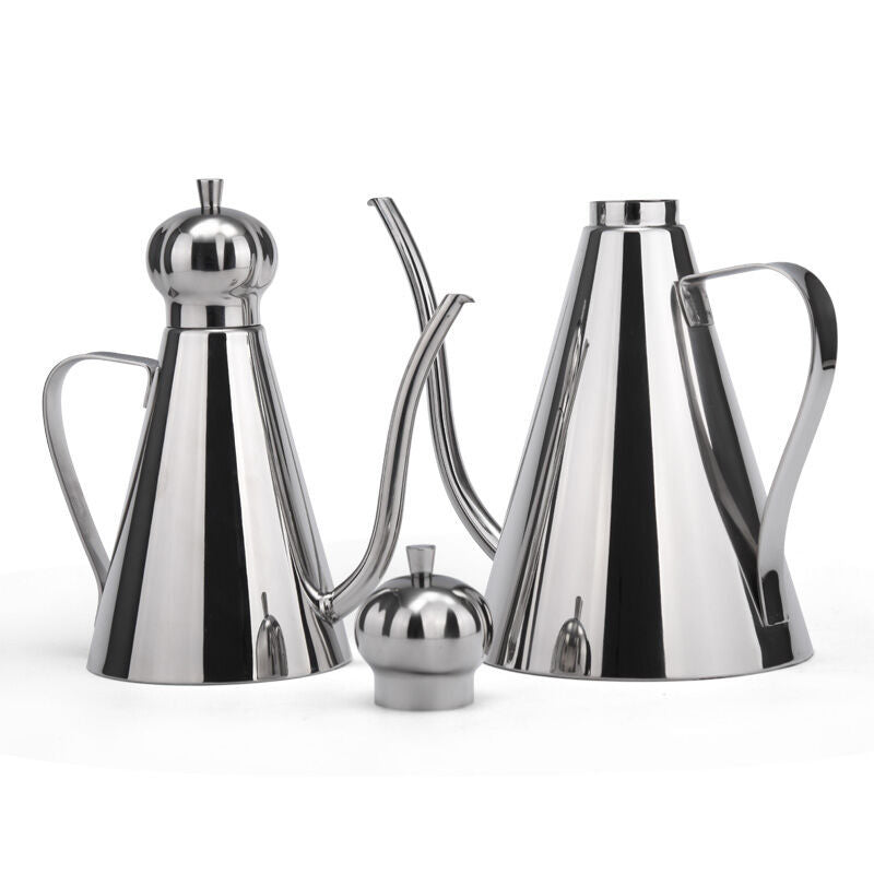 Condiment Storage Container Stainless Steel Olive Oil Vinegar Dispenser Seasoning Condiment Bottles Kitchen Accessories