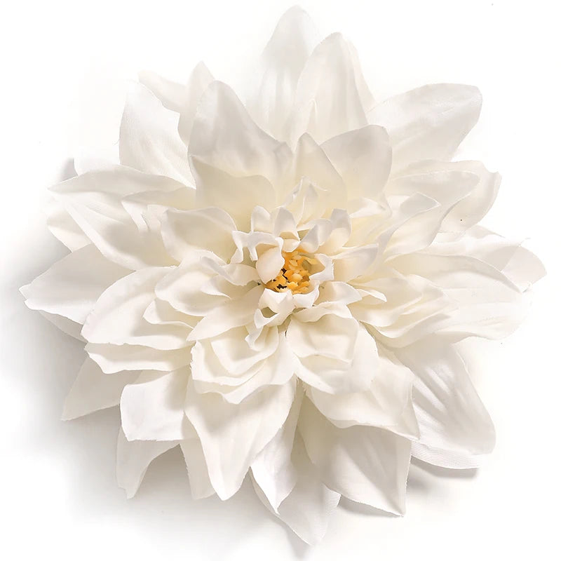 3/7pcs Bulk 15cm Artificial Dahlia Flowers Chrysanthemum Handmade DIY Home Decor Flowers Head Bride Flowers Bouquet Accessories