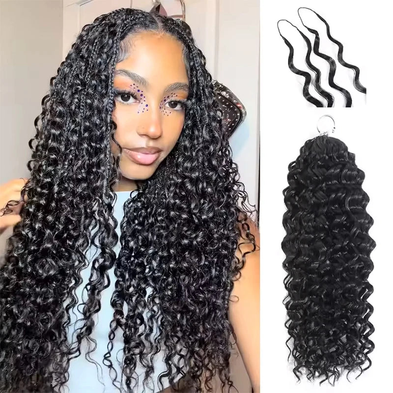 12A 30 Inch Curly Crochet Human Hair Small Spirals