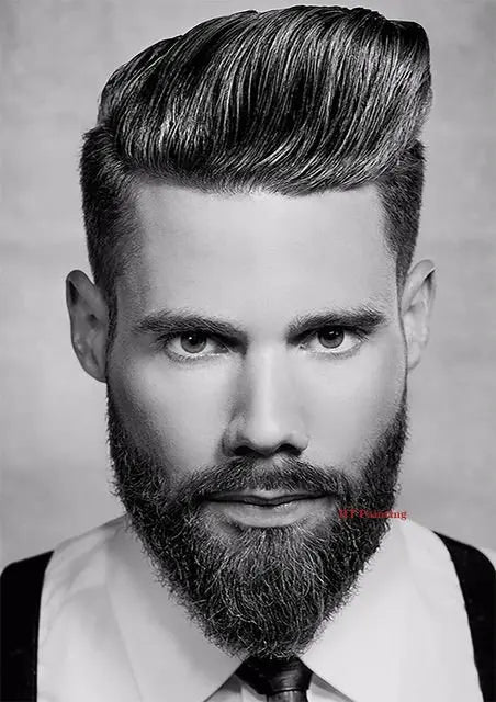 Fashion Man Hairstyle Model Hairdressing Poster Male Hair Design Canvas Painting Wall Pictures Salon Barber Shop Home Decor