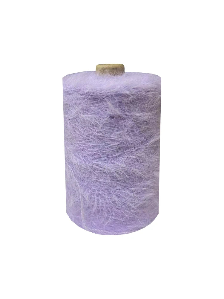 Long Hair  Fur Yarn 500g Simulation Smooth Soft Non Shedding Woolen Sweater Hat Yarn for Hand Knitting Winter Fashion