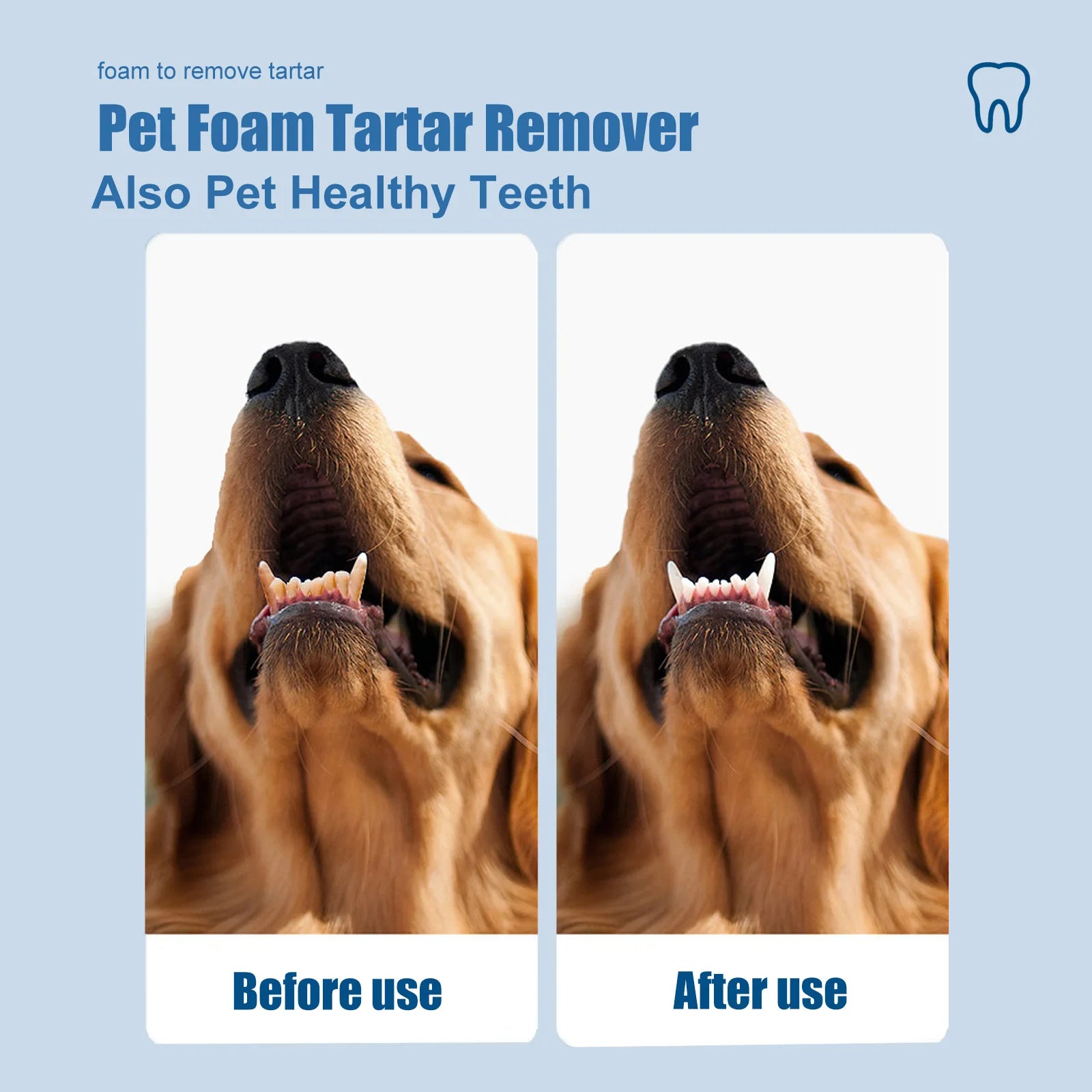 60ml Pet Tartar Remover Natural Plaques Off Tartar Remover Freshen Breath Foam For Dogs Cats Safe Effective Support Healthy Gums