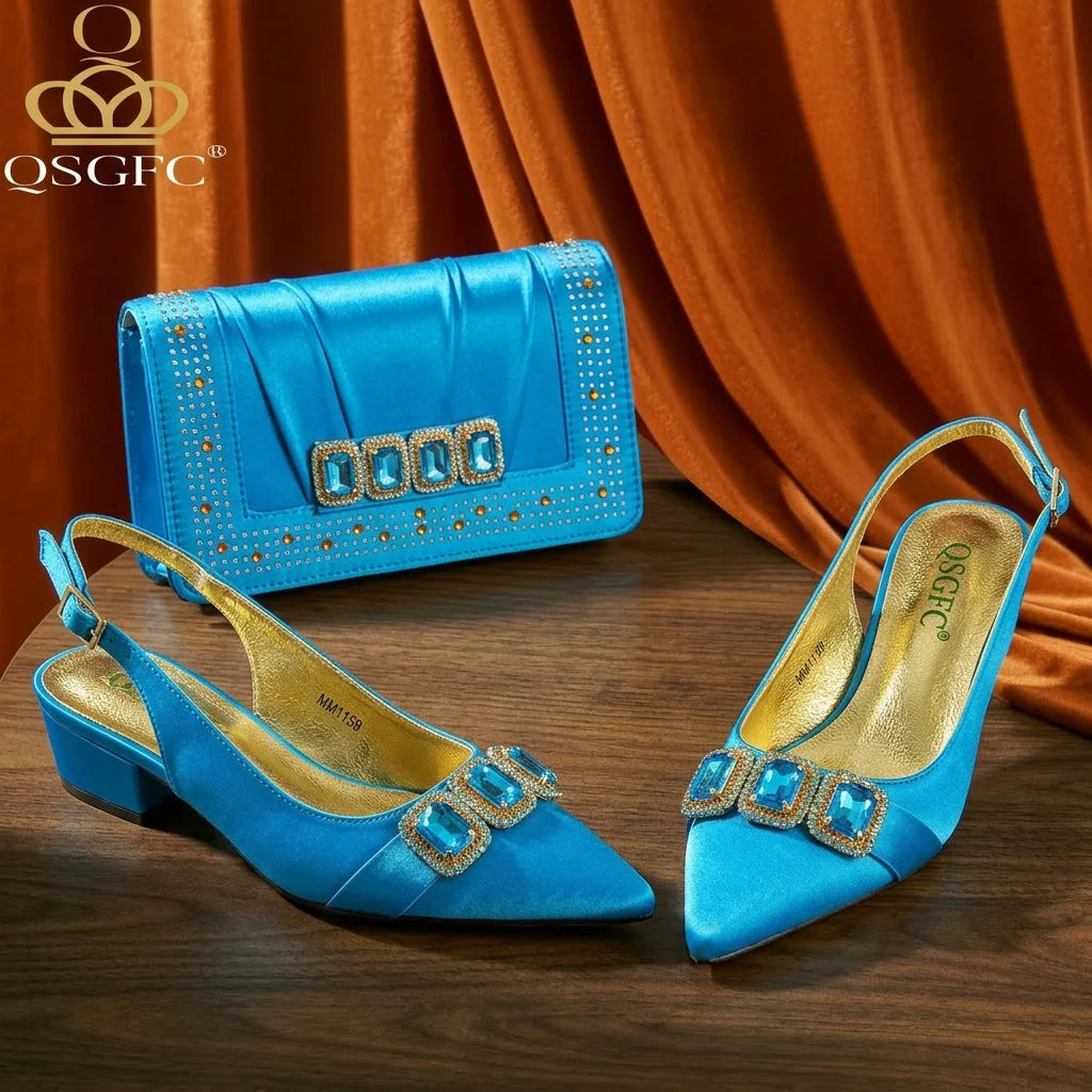 QSGFC Summer New Design Specials Italian Women Shoes and