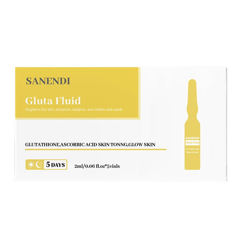 5Vials Peptide Salmon DNA ampoule Serum Moisturise AQUA Serum Face oil control Skin Care nourishing and moisturizing Essence