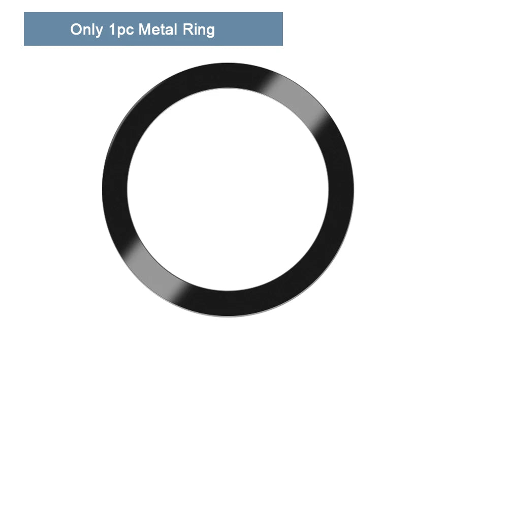 4pcs/3pcs/1pc/lot Metal Ring Plate For Magsafe Sheet Sticker iron Ring For iPhone 14 15 Magnetic Phone Holder Wireless Charger