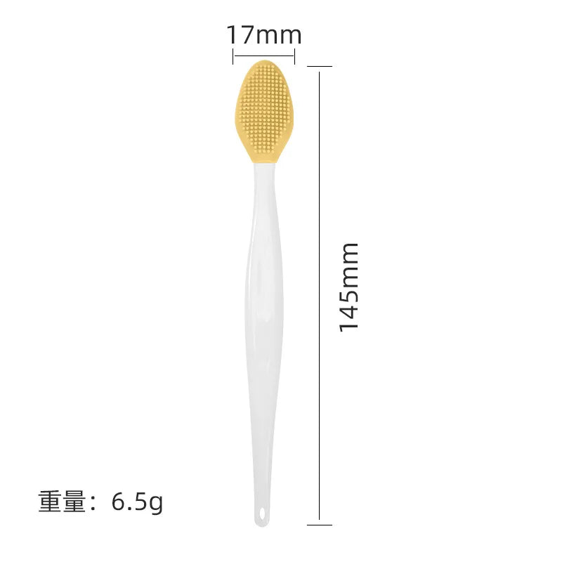 1/5PCS Beauty Skin Care Silicone Face Brush Exfoliating Facial Cleansing Scrub Nose Brush Blackhead Remove Double-Sided Brushes
