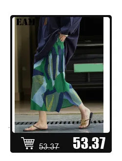 [EAM] Loose Fit Ruffles Spliced Sweatshirt New Hoooded Long Sleeve Women Big Size Fashion Tide Spring Autumn 2026 1DD2569