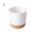 Self Watering Flowerpot Automatic Water Absorption Storage Round Double-layer Succulent Planter Pot Small Green Plant Flowerpot