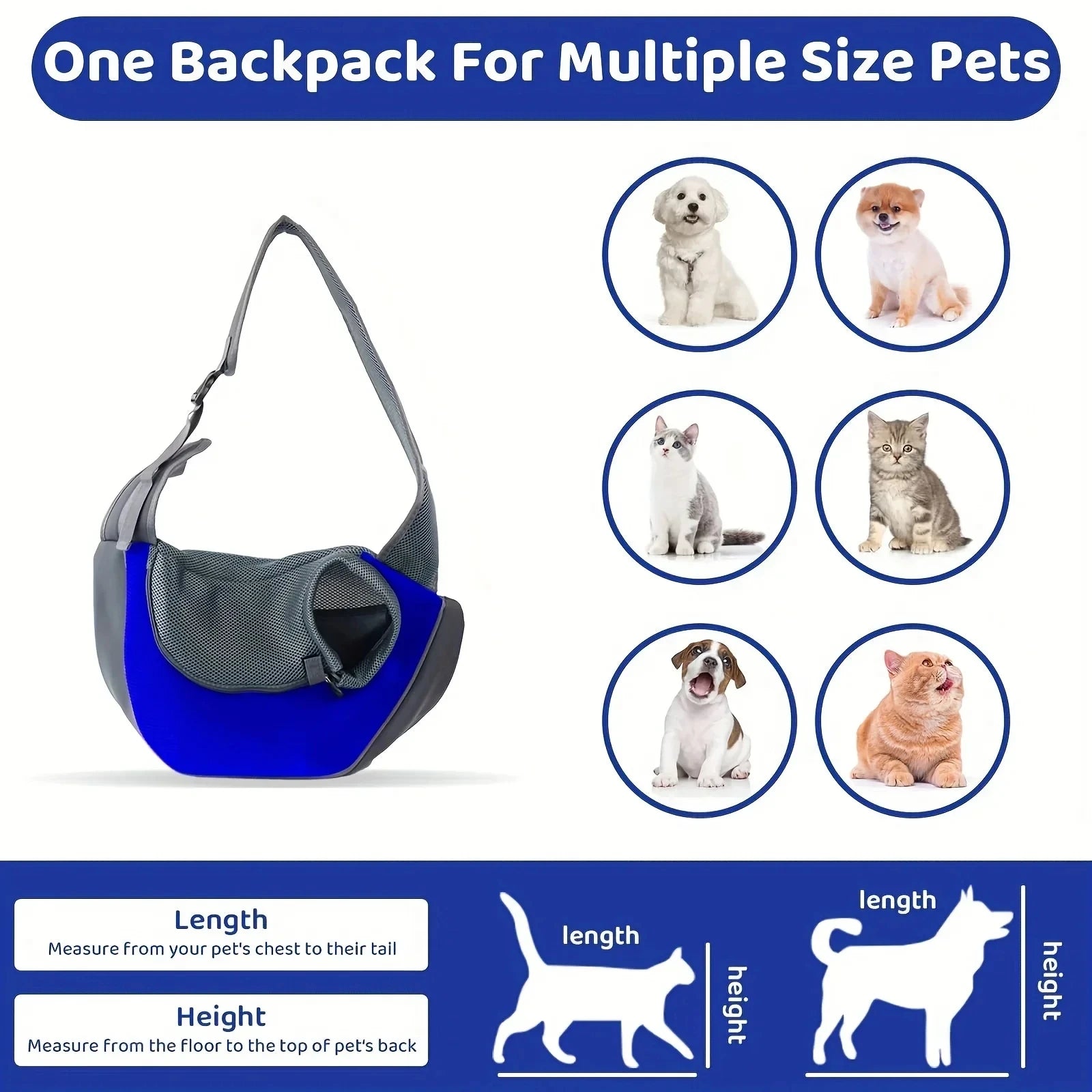 Hot pet backpack pet bag go out portable shoulder bag go out crossbody bag bag cat dog pet supplies