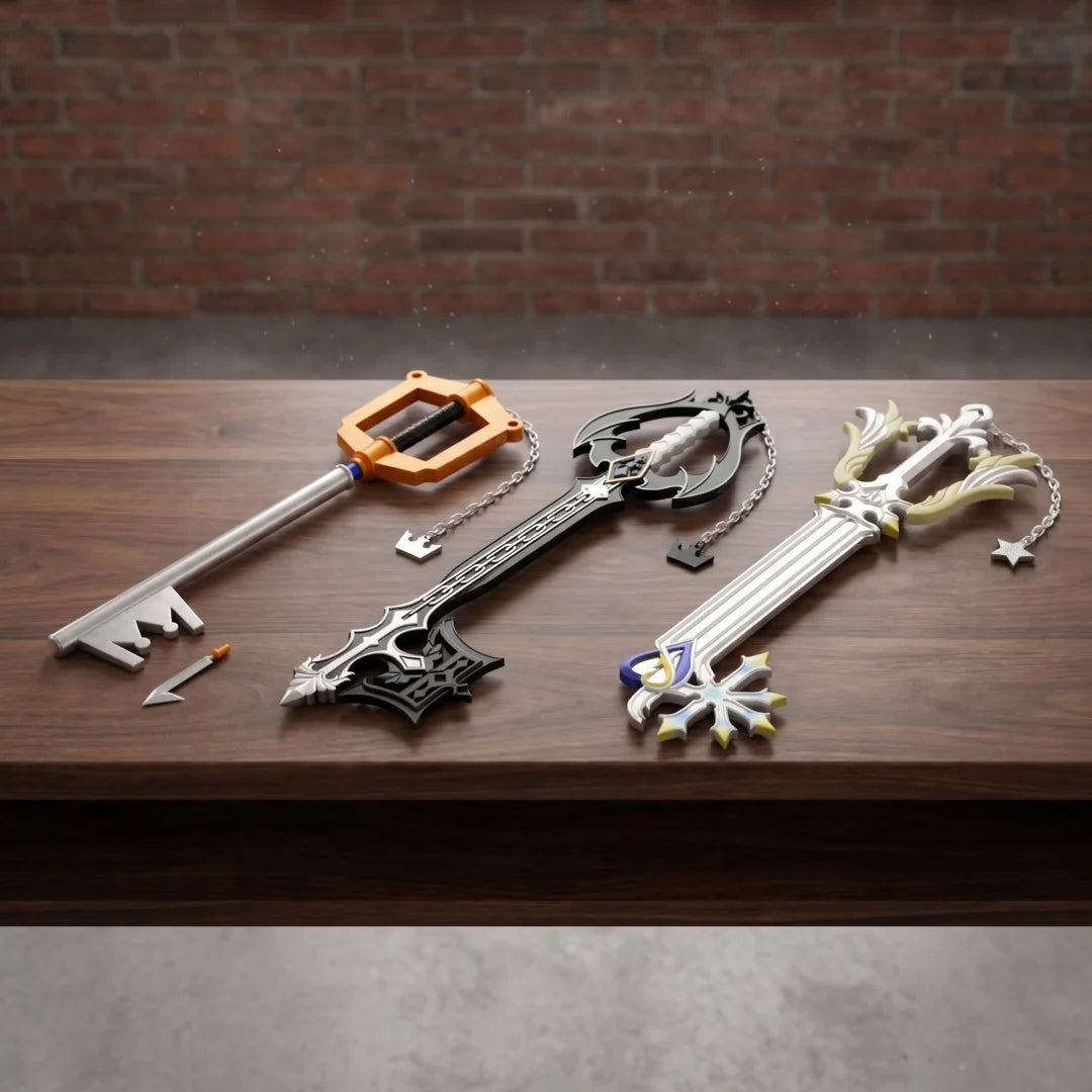 33.8inch Kingdom Hearts Sora Keyblade Katana Sword Ninja Knife