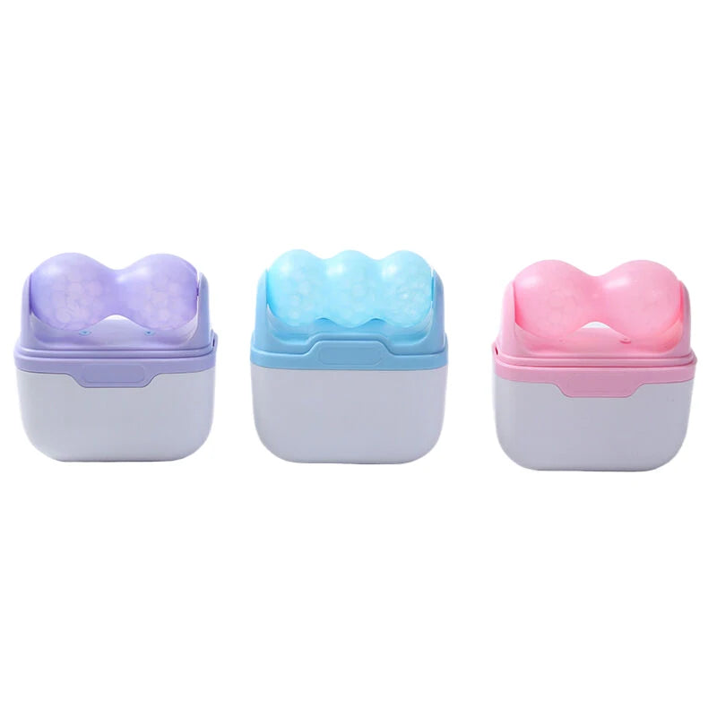 Double Head Ice Roller For Face Eye Puffiness Migraine Pain Relief Minor Injury Facial Cold Therapy Massage Roller Skin Care