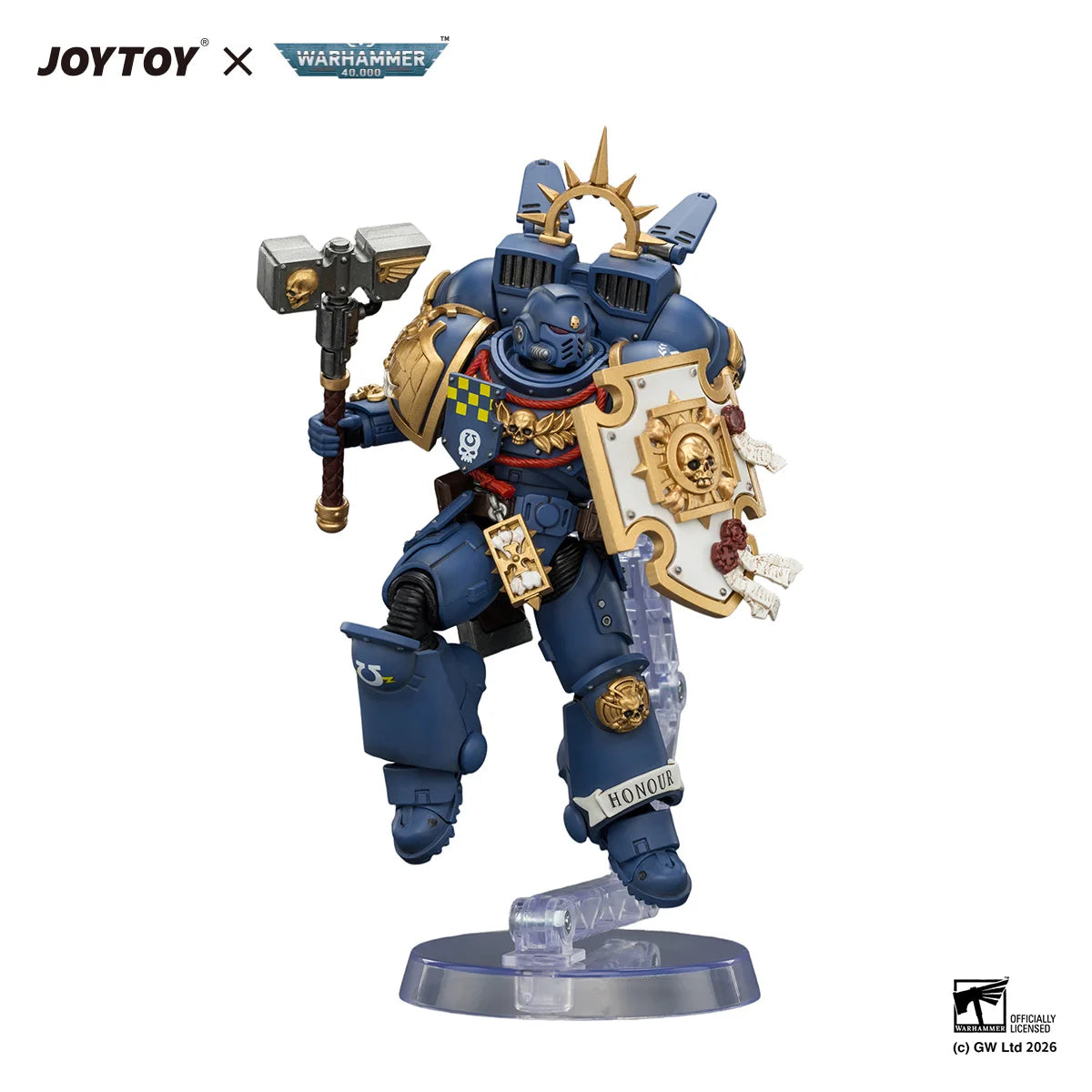 JOYTOY Warhammer 40K action figure 1/18 Ultramarines Captain with