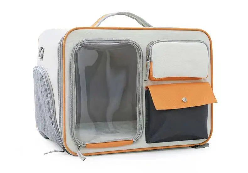 cat bag Cats Backpack transporter for cats Double shoulder pet backpack, crossbody bag,15KG can withstand weight,large space