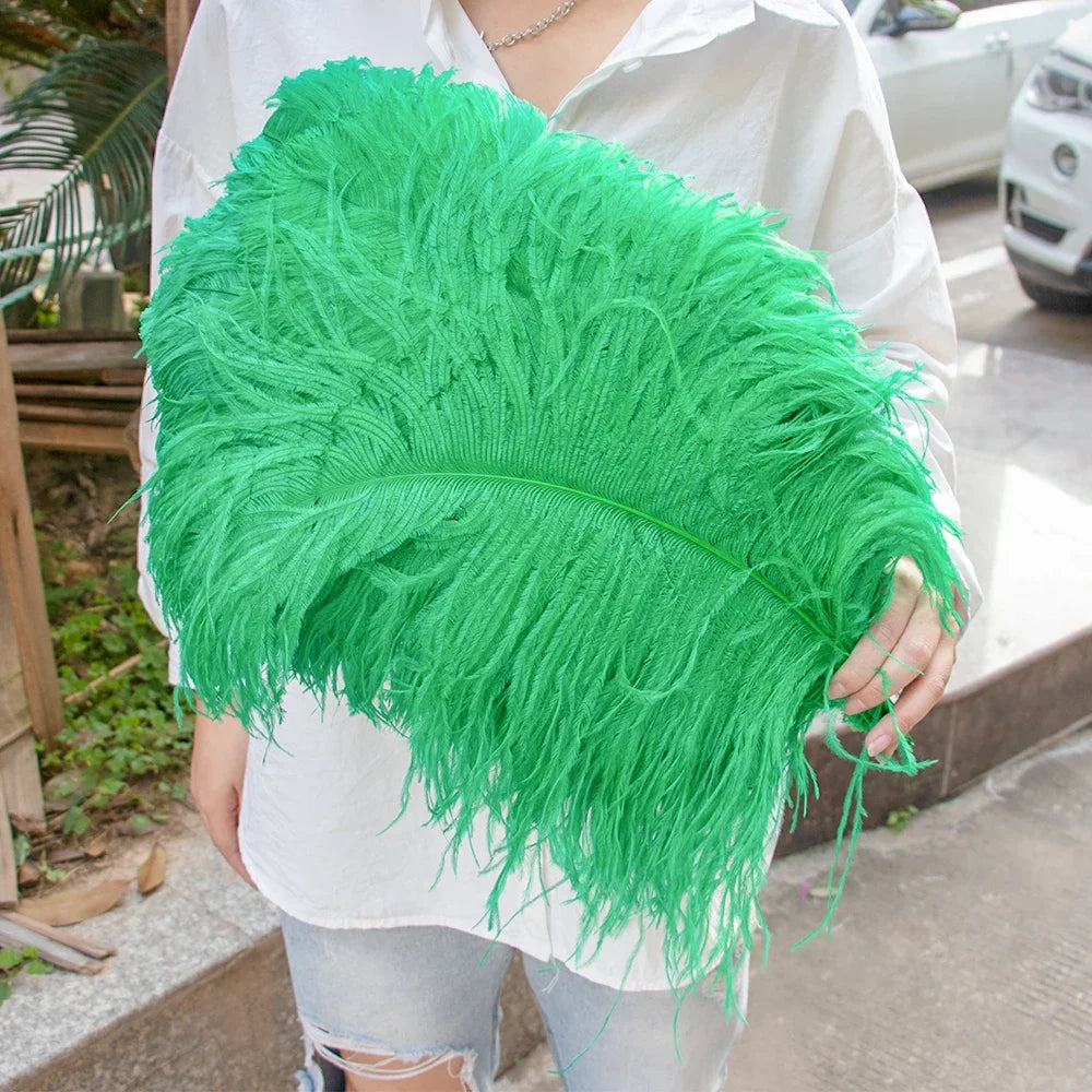 Wholesale 10PCS Natural Ostrich Feathers 15-55cm for Crafts Wedding Party Home Decor Ostrich Plumes Table Centerpiece Feather