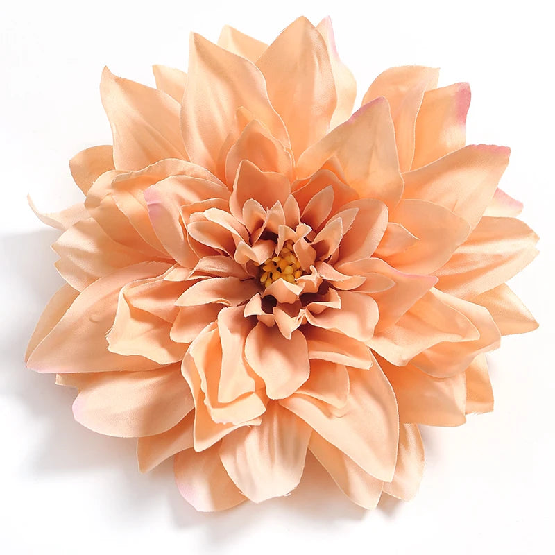 3/7pcs Bulk 15cm Artificial Dahlia Flowers Chrysanthemum Handmade DIY Home Decor Flowers Head Bride Flowers Bouquet Accessories