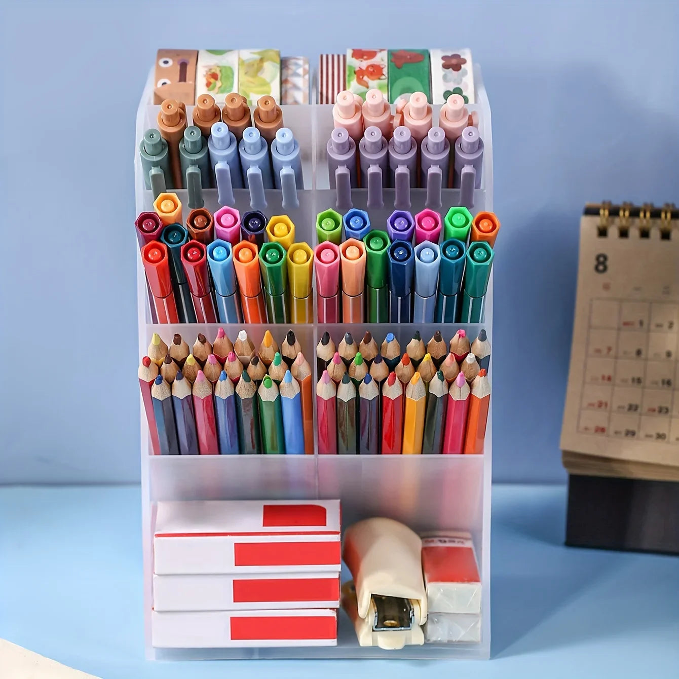 pen holder  pencil organizer  pen organizer  pen holder desk organizer  stationery holder  pencil tray  pen organizer