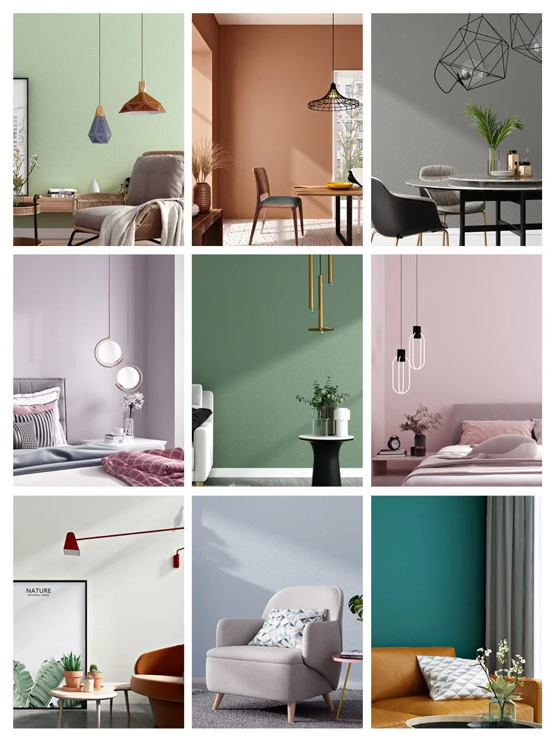 Matte PVC DIY Self Adhesive Decorable Film Vinyl Wall Stickers Kitchen Cabinets Bedroom Furniture Waterproof Oilproof Wallpapers