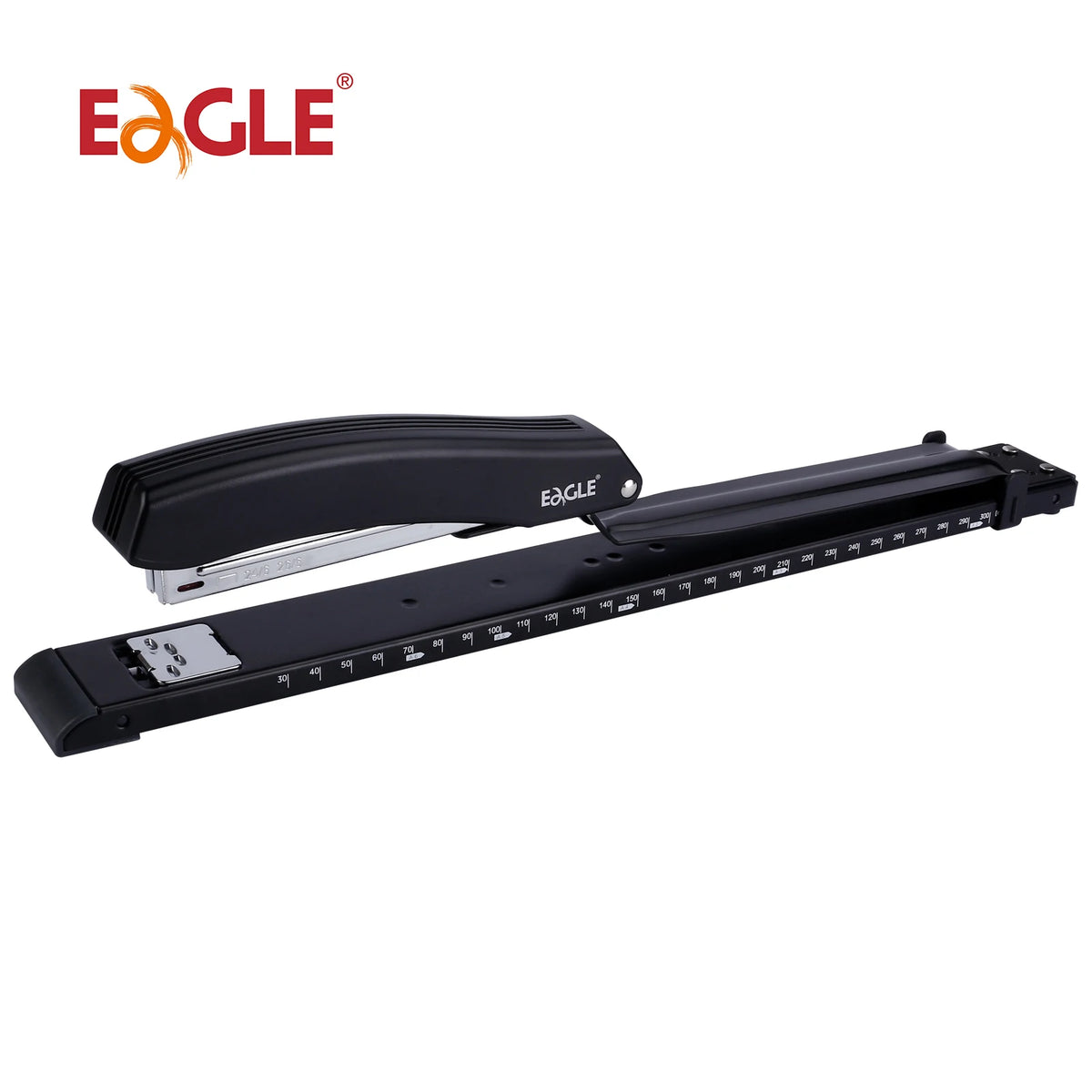 Eagle LONG-ARM Stapler With Built-in Ruler &amp; Adjustable Paper