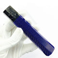 1pc Carbon Fiber + C-Tek Resin Octagonal Knife Handle for DIY Semi-finished Damascus Knife Handle Material Kitchen Knife Handle