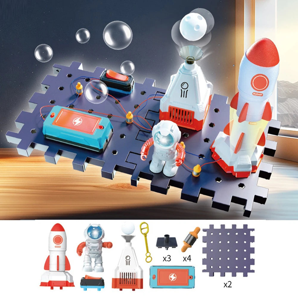 Science Toy DIY Electronic Blocks Kits Children Circuits Educational