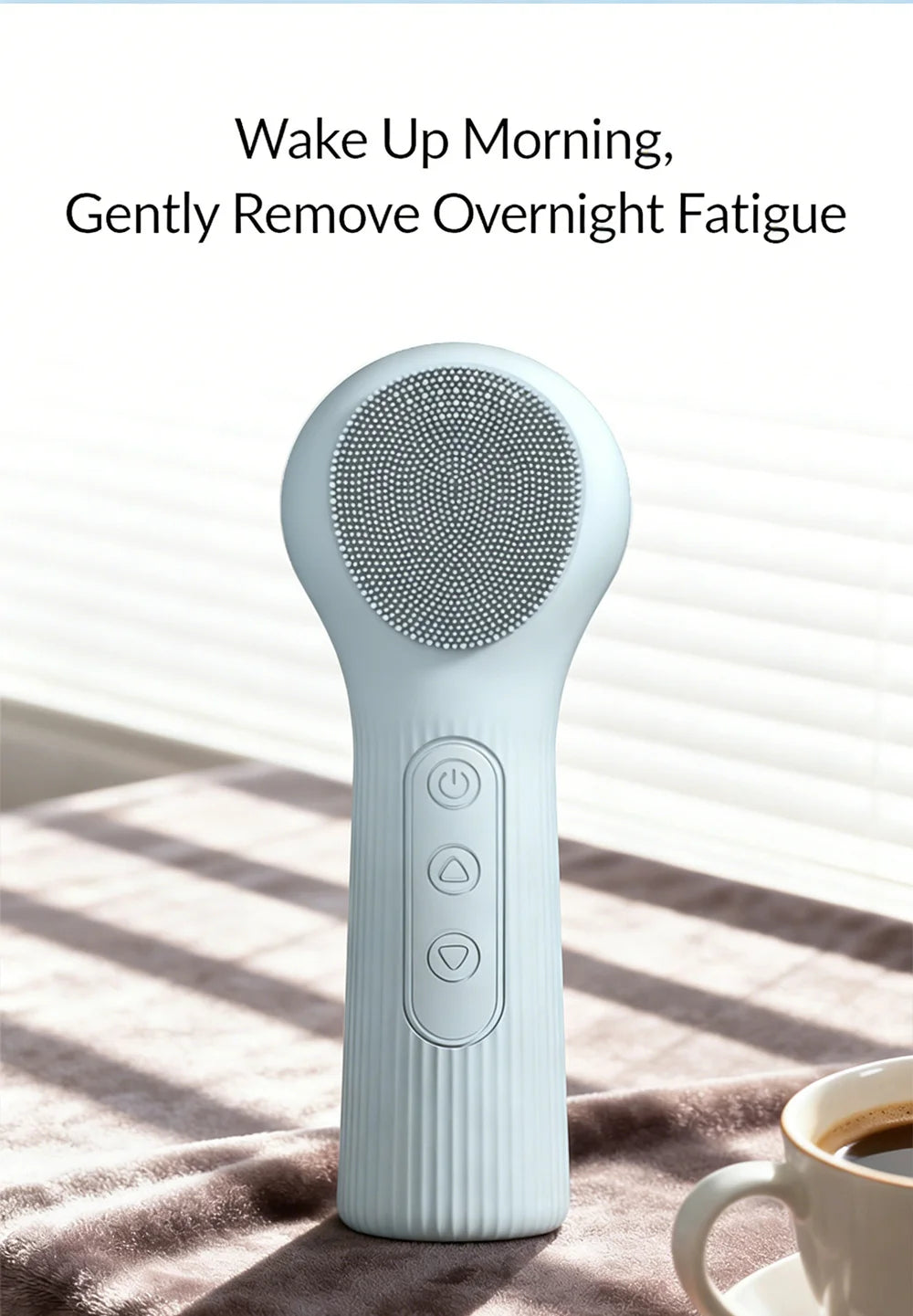 Double-Sided Eletrical Facial Cleansing Men Women Facial Cleansing Brush Heating Silicone Face Wash Brush Manual Clean Skin Care