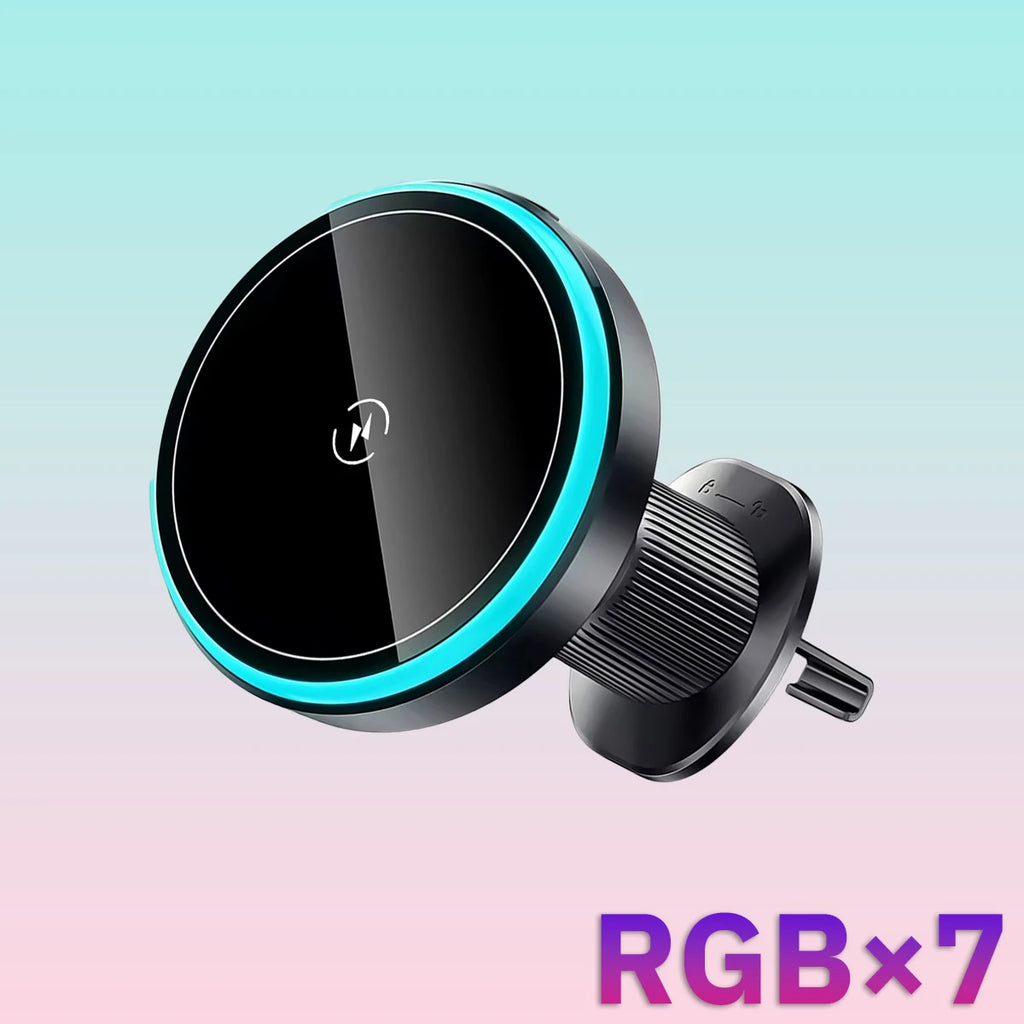 Double Car Phone Holder With Storage Box Base Magsafe Wireless Charger Phone Mount For Suzuki Jimny 2018-2024 2025 JB64 JB74