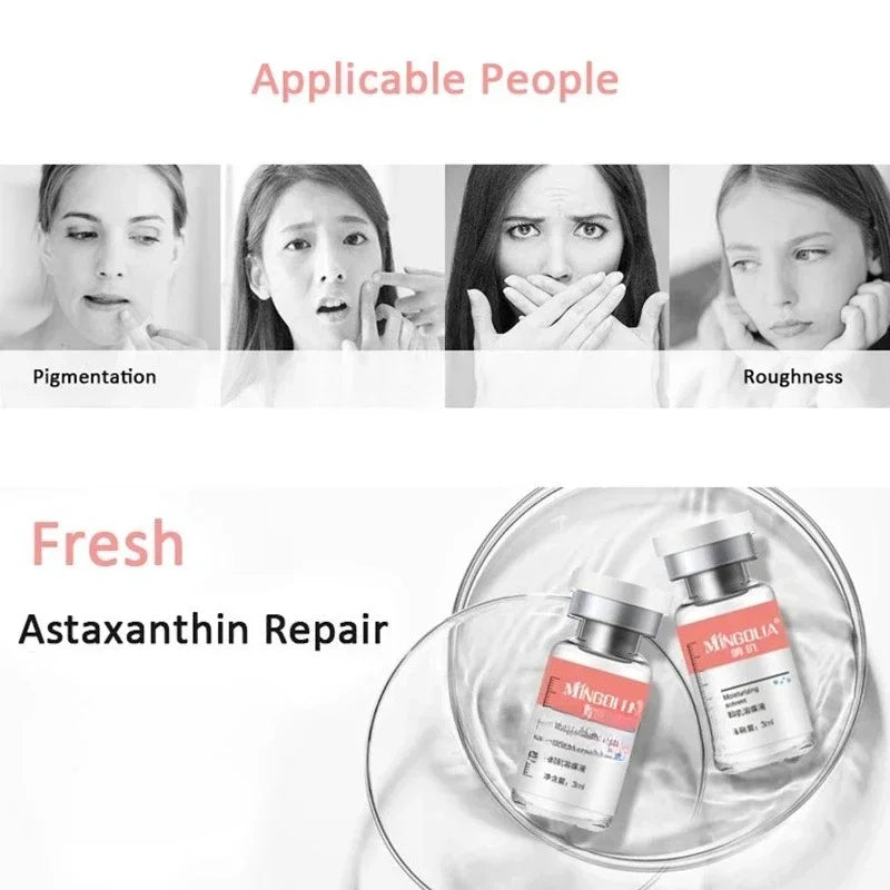 Astaxanthin Peptide Freeze-dried Powder, Nicotinamide Essence, Skin Care Set