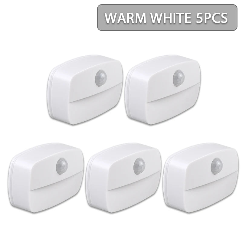 LED Night Light Motion Sensor Night Lamp Room Decor Lamp Bedside Led Lamp With EU Plug Led Lights For Closet Bedroom Home Decor