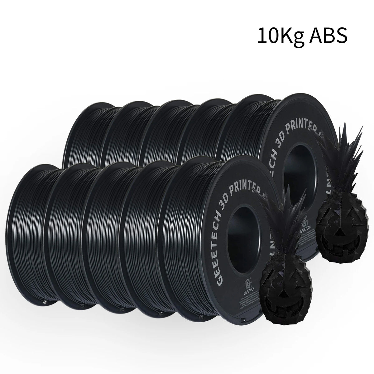 GEEETECH 10Kg In One Box Matte/PETG/Silk PLA/TPU/ABS 3D PLA