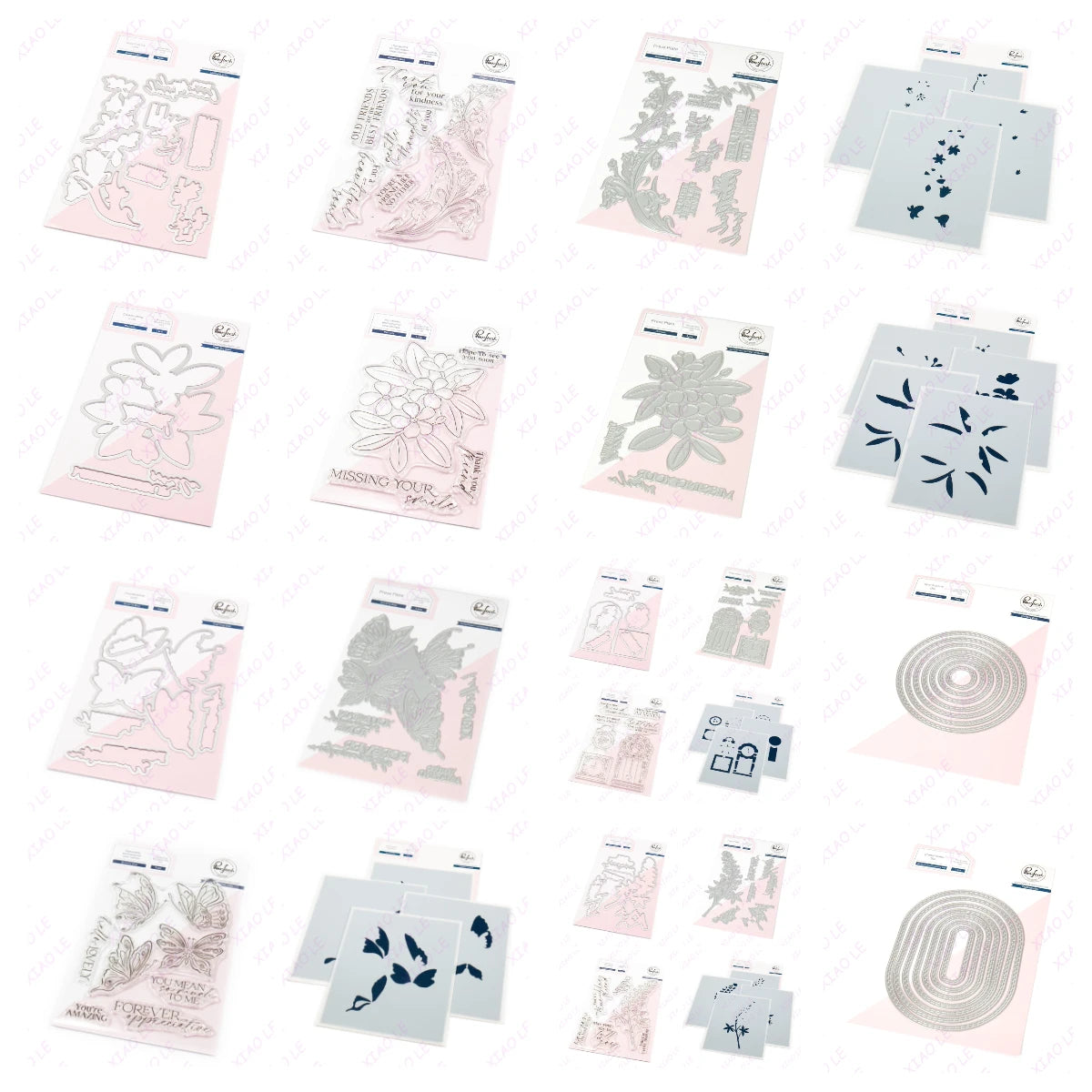 Pink Fresh Good Times April Releases Metal Cutting Dies Stamps Stencil Hot Foil Scrapbooking Album Decoration Craft for DIY Card