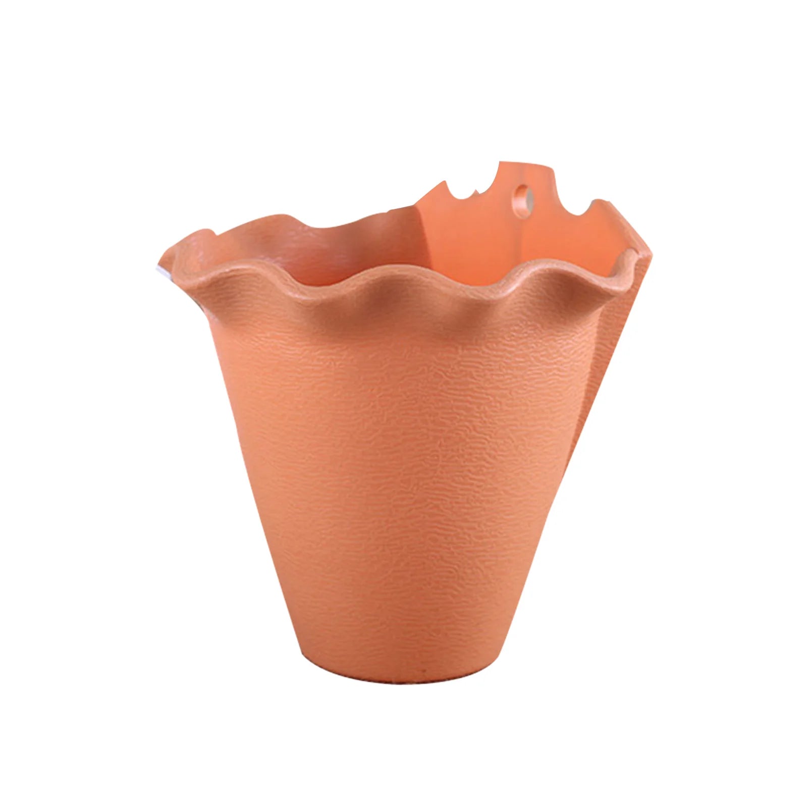 Flower Pot Wall-mounted Plastic Wall Hanging Container Basket Flowerpot for Outdoor Garden Balcony Planter Bucket Home Decor