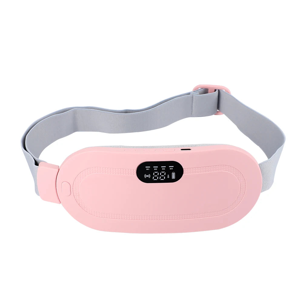 Electric Waist Massage Period Cramp Massager Vibrating Heating Belt