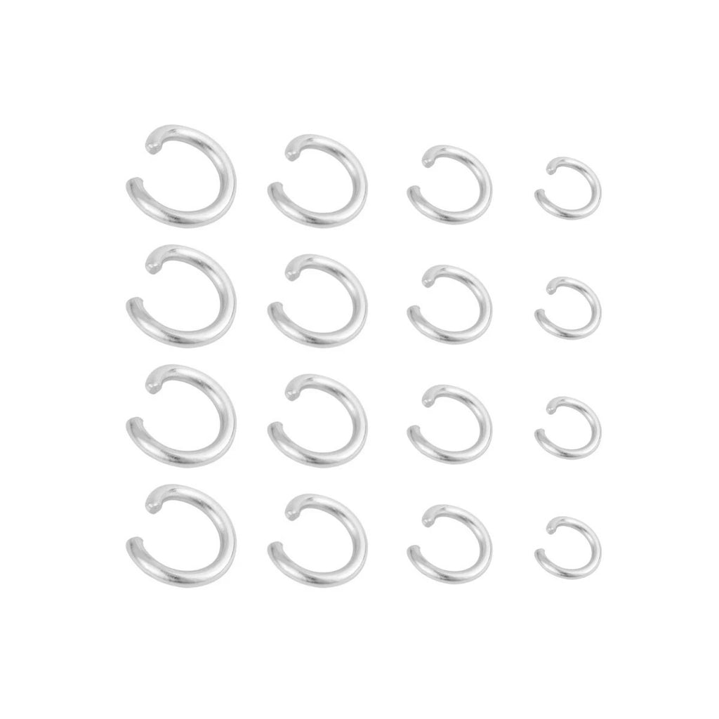 100-200pcs/lot Stainless Steel Split Rings Gold/Steel Color Open Jump