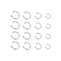 100-200pcs/lot Stainless Steel Split Rings Gold/Steel Color Open Jump