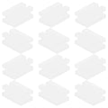 12pcs Radiator Bracket Protector Plastic Heater Covers For Radiators Anti-Vibration Inserts Smooth Easy Install Home