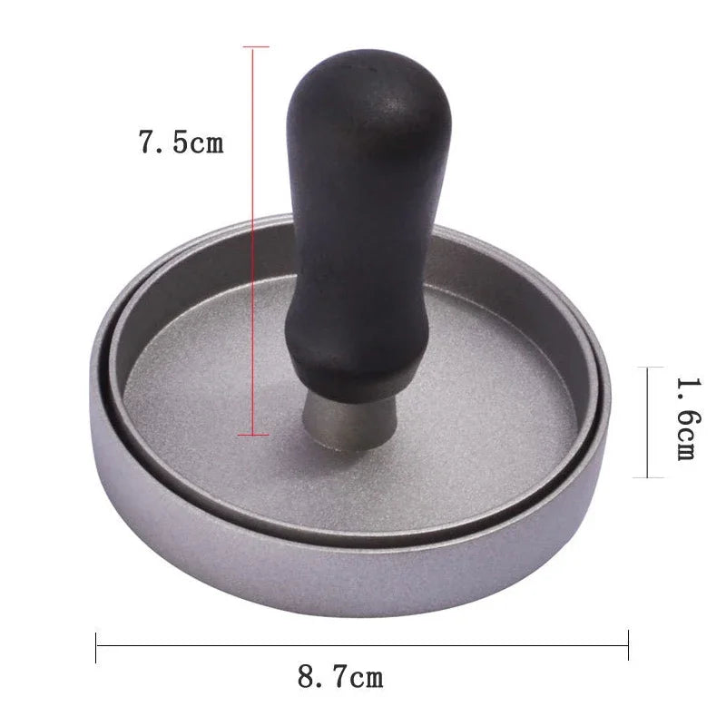 Hamburger Patty Maker Press Non-Stick No Deformation Manual Round Rice Ball Durable Portable Convenient Kitchen Beef BBQ Tools