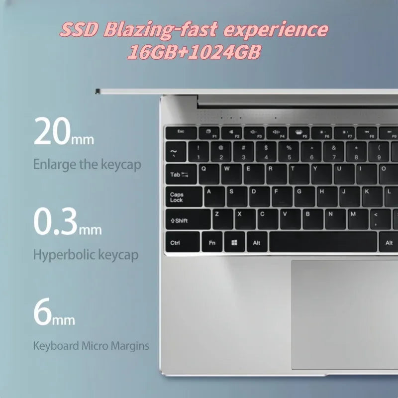 14.1' Ultra Slim Laptop Intel Core I9-9900 16GB RAM