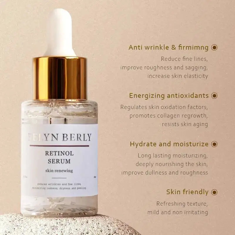 BELYN BERLY Retinol Serum + Collagen Face Serum 2PCS/Lot Moisturizing Retinol Facial Serum 30mL Skin Care Products
